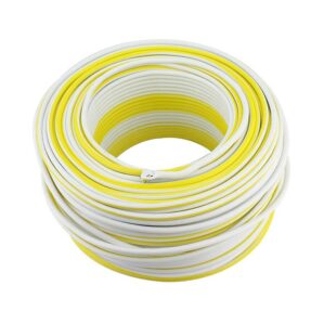 Cable Luz Alucobre 10 Awg THW Blanco Rollo 100m