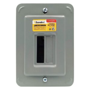 Centro de carga empotrable 2 polos Sanelec