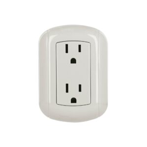 Contacto de sobreponer duplex 2 polos tierra