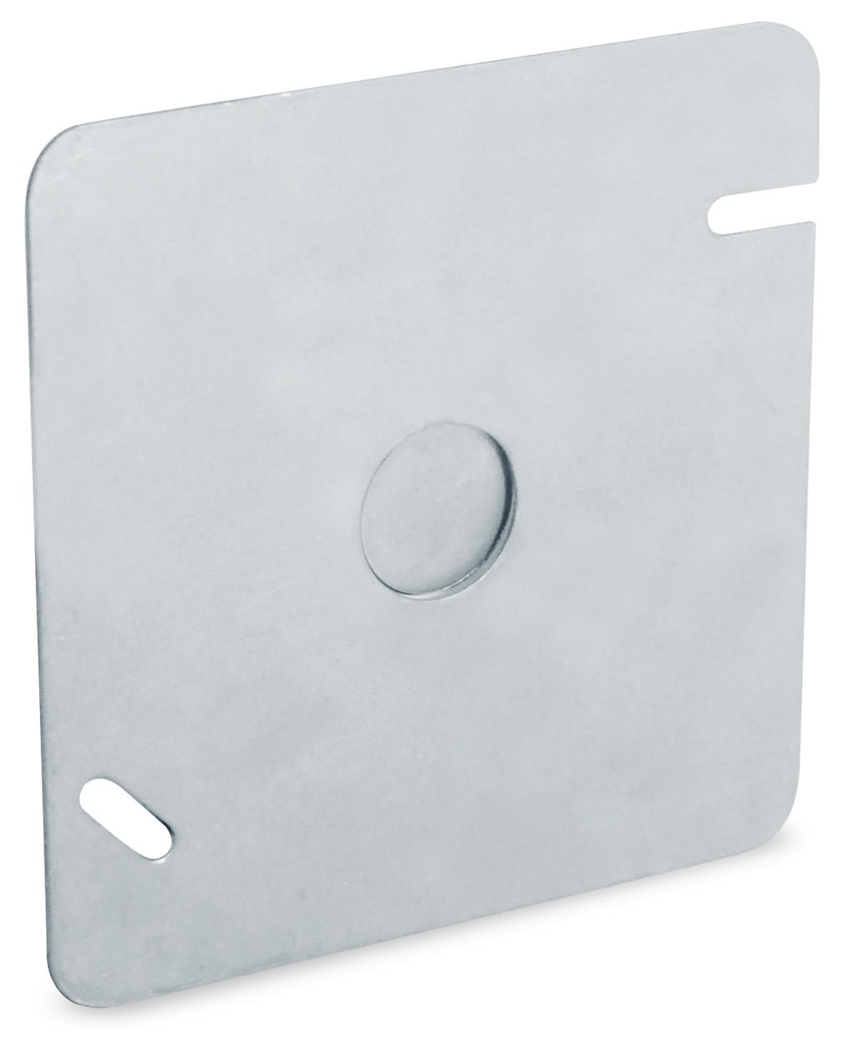 Tapa de acero para caja chalupa 4x4"