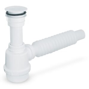 Cespol de bote fregadero 1-1/2" con contra 2 1/2"