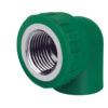 Codo Conector Pipa de 90° de PPR 3/4" 25mm rosca interior