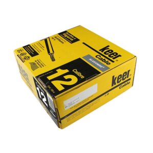 Cable Luz Alucobre 12 Awg THW Negro Rollo 100m