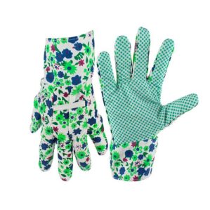 Guantes de Algodon Poliester Jardineria puntos PVC