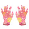 Guantes de Jardineria Mujer Nitrilo Medianos Rosas