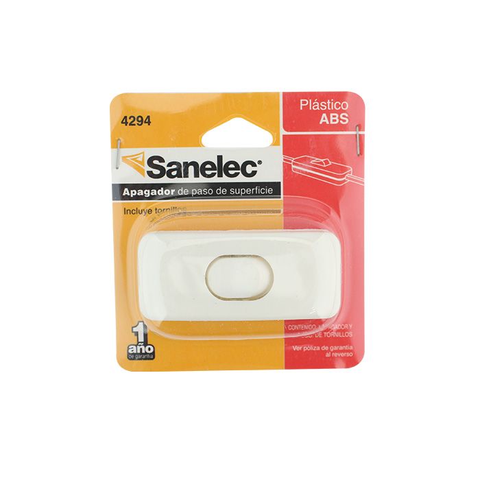 Interruptor apagador de paso para lampara 127V de 2A