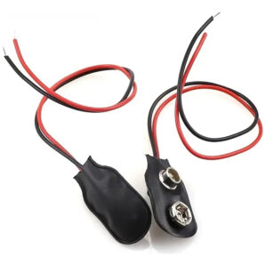 Cable Conector Plug Broche Porta Pila 9V Cuadrada