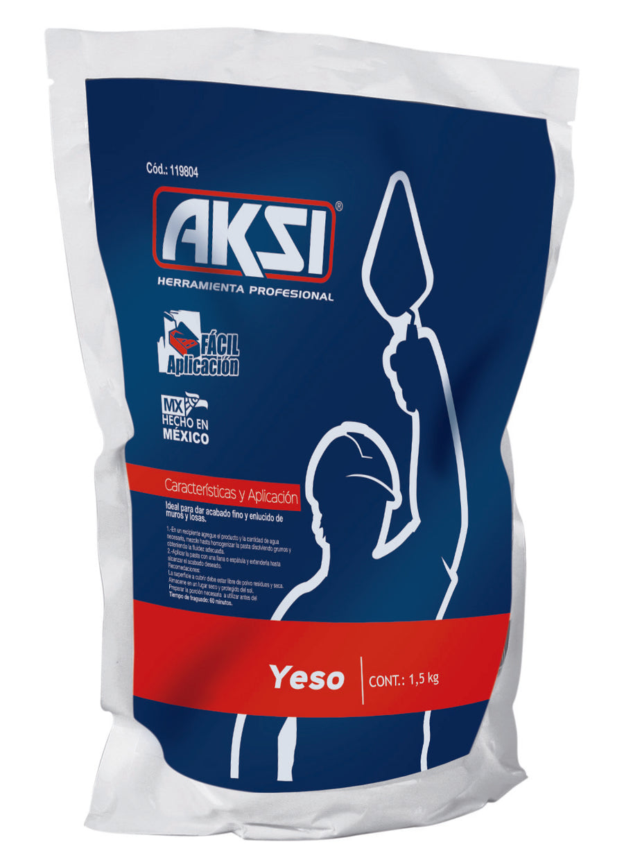 Yeso bulto de 1.5 kg