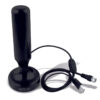 Antena HD con base de iman y booster de 22dB