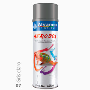 Pintura en aerosol Gris Claro Alvamex
