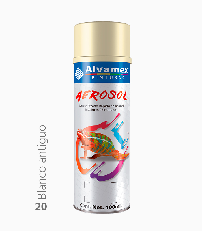 Pintura en aerosol Blanco Antiguo Alvamex