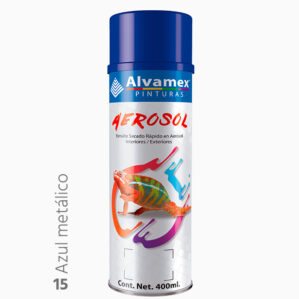 Pintura en aerosol Azul Metalico Alvamex