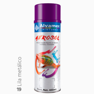 Pintura en aerosol Lila Metalico Alvamex