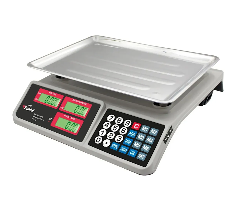 Bascula Electronica Capacidad 40kg Recargable 170 horas