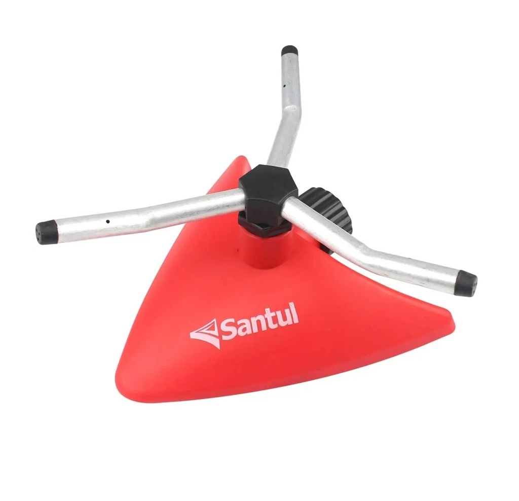 Aspersor plastico giratorio con 3 brazos