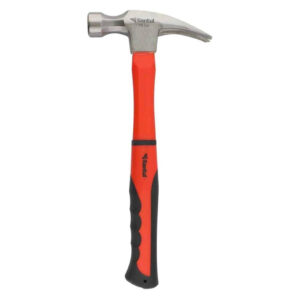 Martillo de uña recta 16oz mango fibra de vidrio