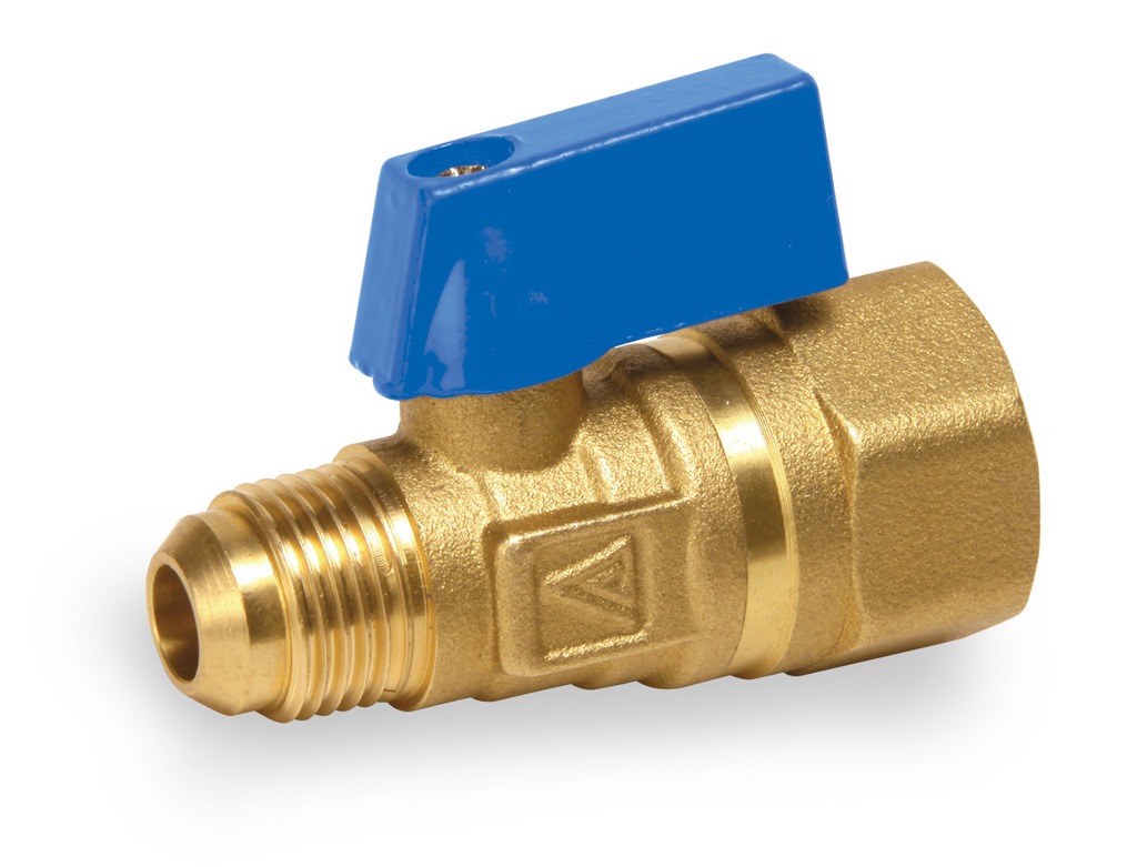 Llave Valvula de gas de paso Cuerda 1/2" a 3/8"