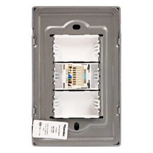Placa Armada Para Ethernet RJ45 UTP Acero Inoxidable Cordoba