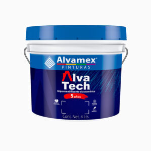 Galon Alva Tech 5 años Rojo Oxido 4L Impermeabilizante