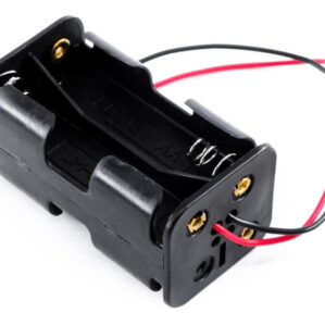 Porta Pilas Rectangular Para 4 Pilas AA