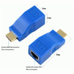 Adaptador Extensor de HDMI 4k a UTP RJ45 Hasta 30m