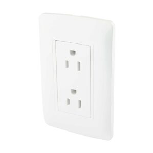 Placa Armada Doble Contacto Toscana Blanco