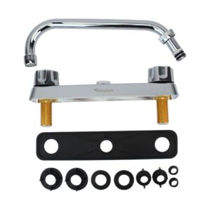 Mezcladora Fregadero Cuello Largo Cromada