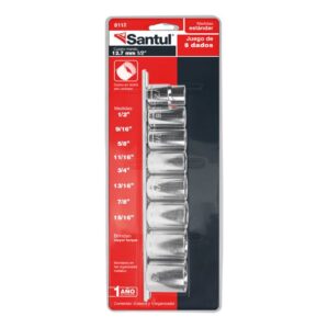 Juego de 8 dados estandar std cuadro 1/2"