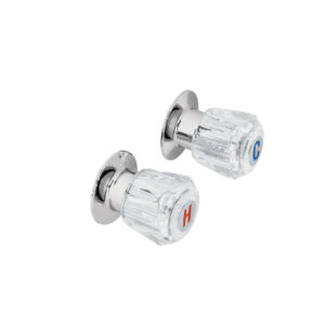 Juego 2 manerales para regadera de acrilico Santul