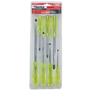 Juego de desarmadores de impacto 7 piezas Santul