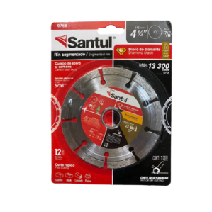 Disco de diamante 4-1/2" Pieda Concreto Piedra Corte Rapido Santul