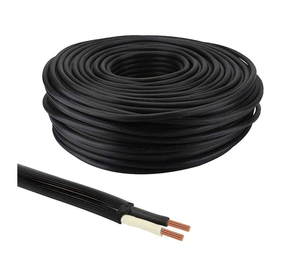 Rollo De 100m De Cable Uso Rudo 2x12 Calibre 12 Antiflama