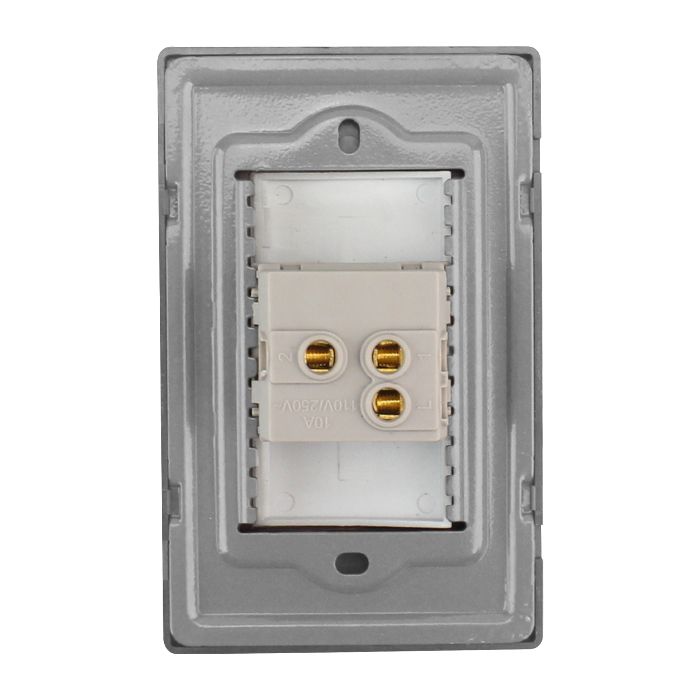 Placa Armada Apagador de Escalera Acero Inoxidable Cordoba