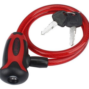 Candado Uso Rudo de cable de Acero 3/8" Largo 65cm con llave