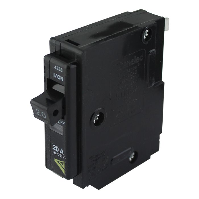 Interruptor termomagnetico 1 polo 20A Pastilla Sanelec