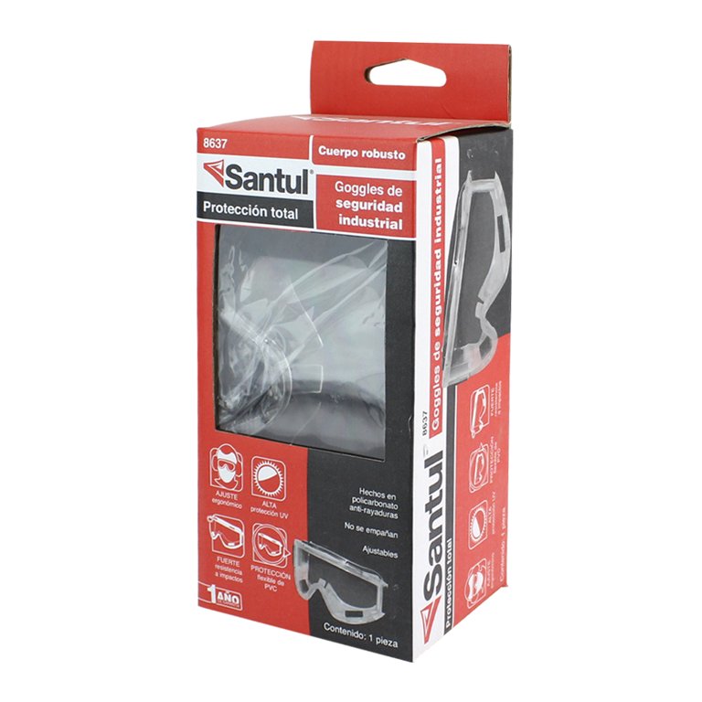 Goggle de Seguridad Profesional Policarbonato Flexible