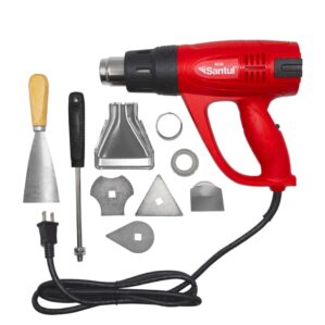 Pistola de calor Profesional Con accesorios y Estuche 1500w