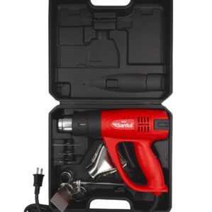 Pistola de calor Profesional Con accesorios y Estuche 1500w