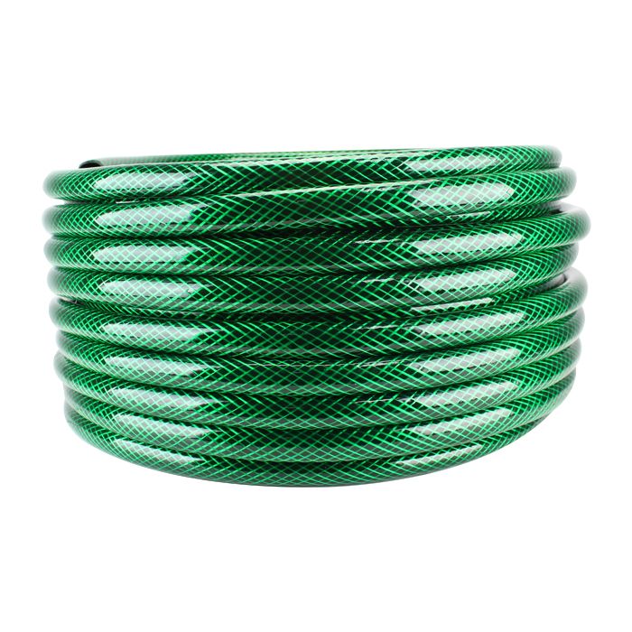 Rollo de 100m de Manguera Tricapa de 3/4" Agua Jardin Reforzada Antinudo