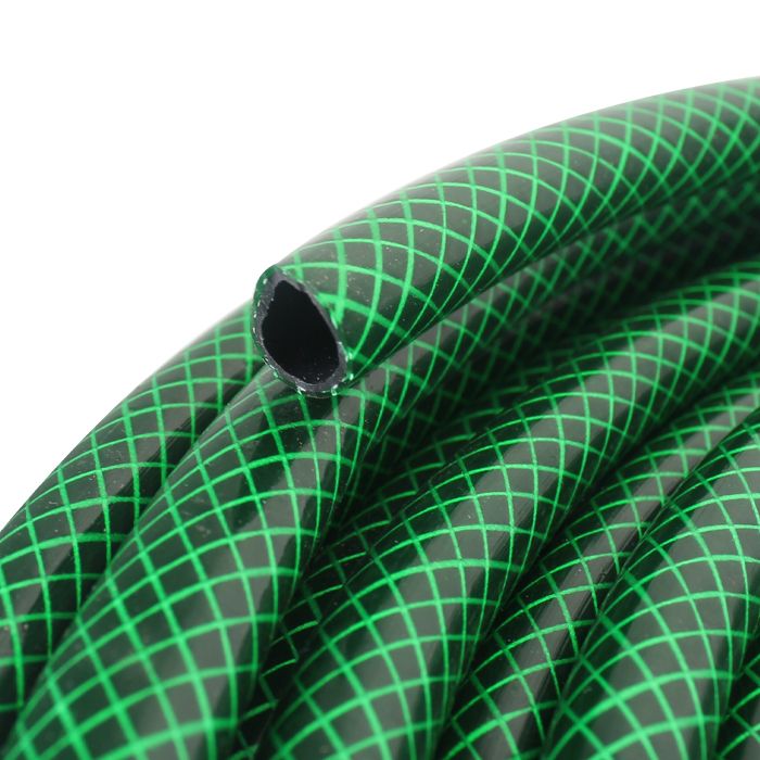 Rollo de 100m de Manguera Tricapa de 3/4" Agua Jardin Reforzada Antinudo