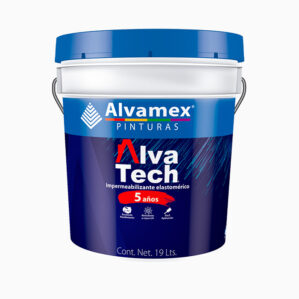 Cubeta Alva Tech 5 años Blanco 19L Impermeabilizante
