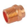 Conector de cobre rosca exterior 3/4" iusa