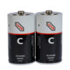 Paquete de 2 Piezas de Pila Alcalina Tipo C iusa