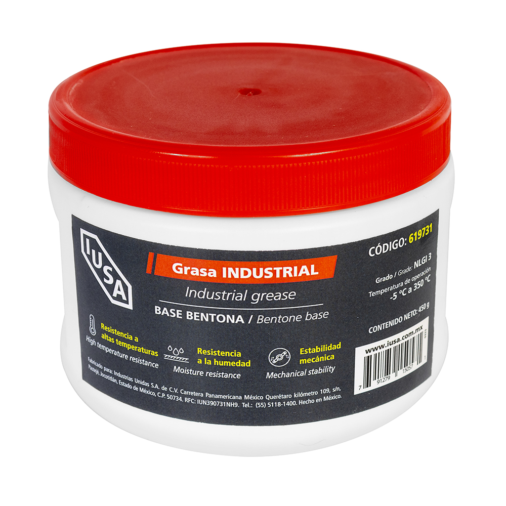 Grasa para Baleros Base Bentona Alta Temperatura de 450gr