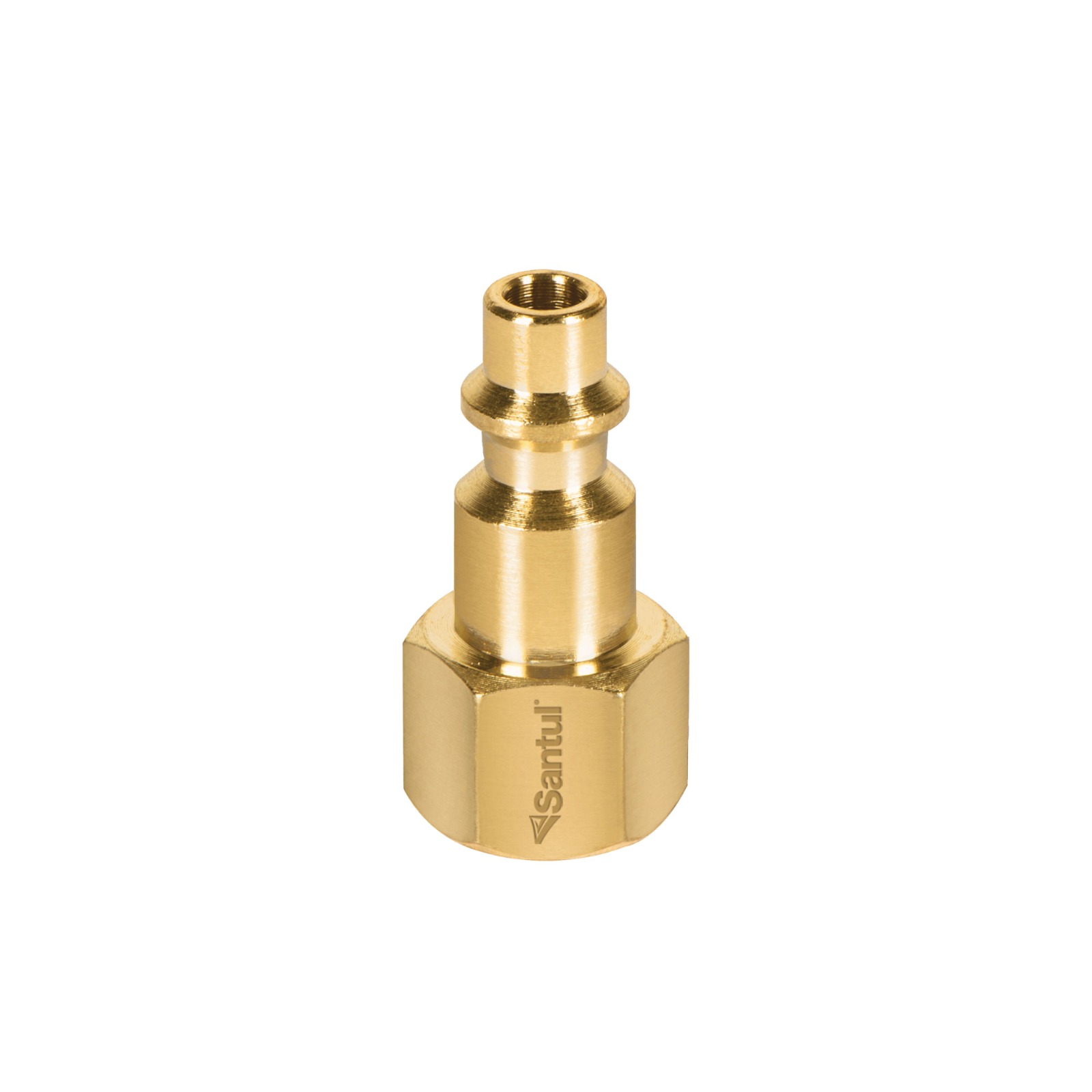 Conector rapido tipo F niquelado cuerda 1/4 NPT hembra Para Compresor Manguera de Aire