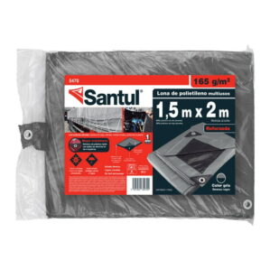 Lona Reforzada de 1.5x2m Gris