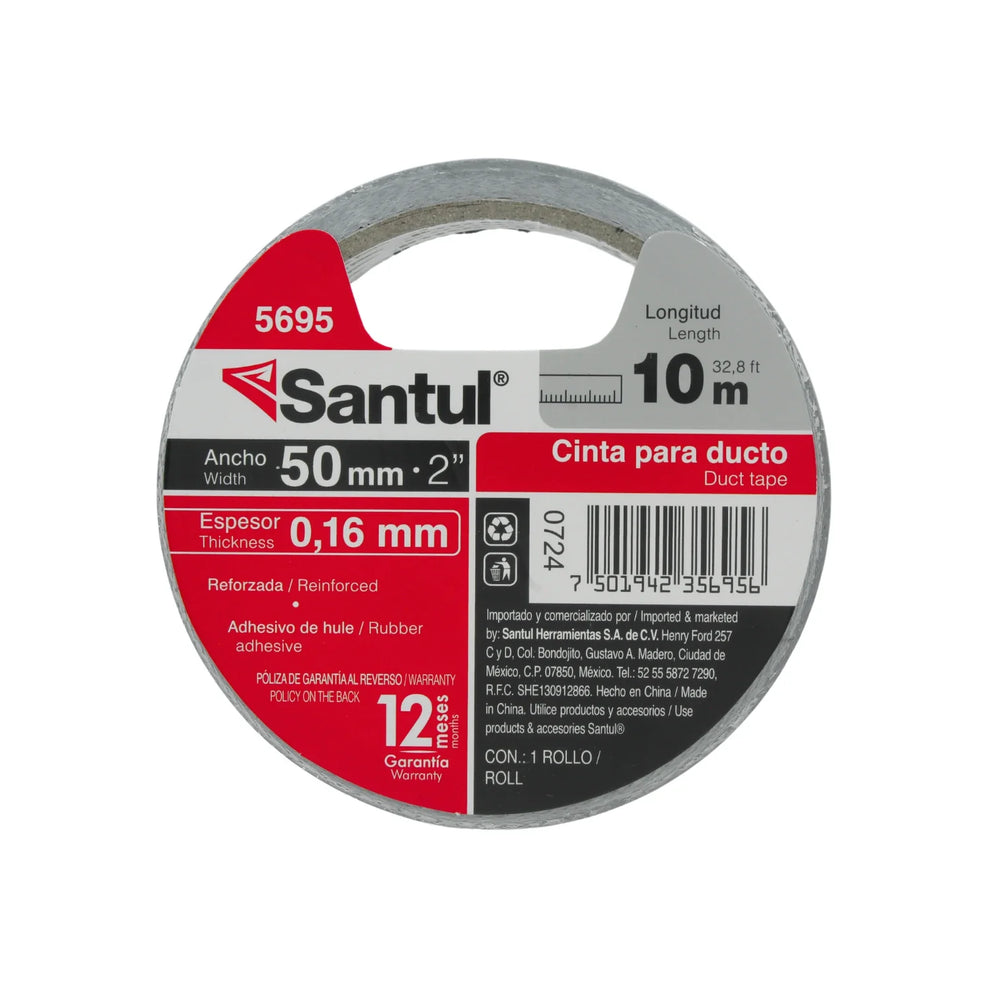 Cinta para ducto 10m Santul