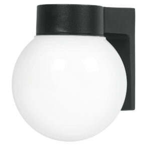 Arbotante Lampara tipo Globo Negro