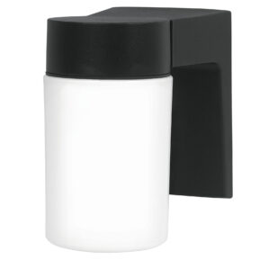 Arbotante Lampara tipo Vaso Negro