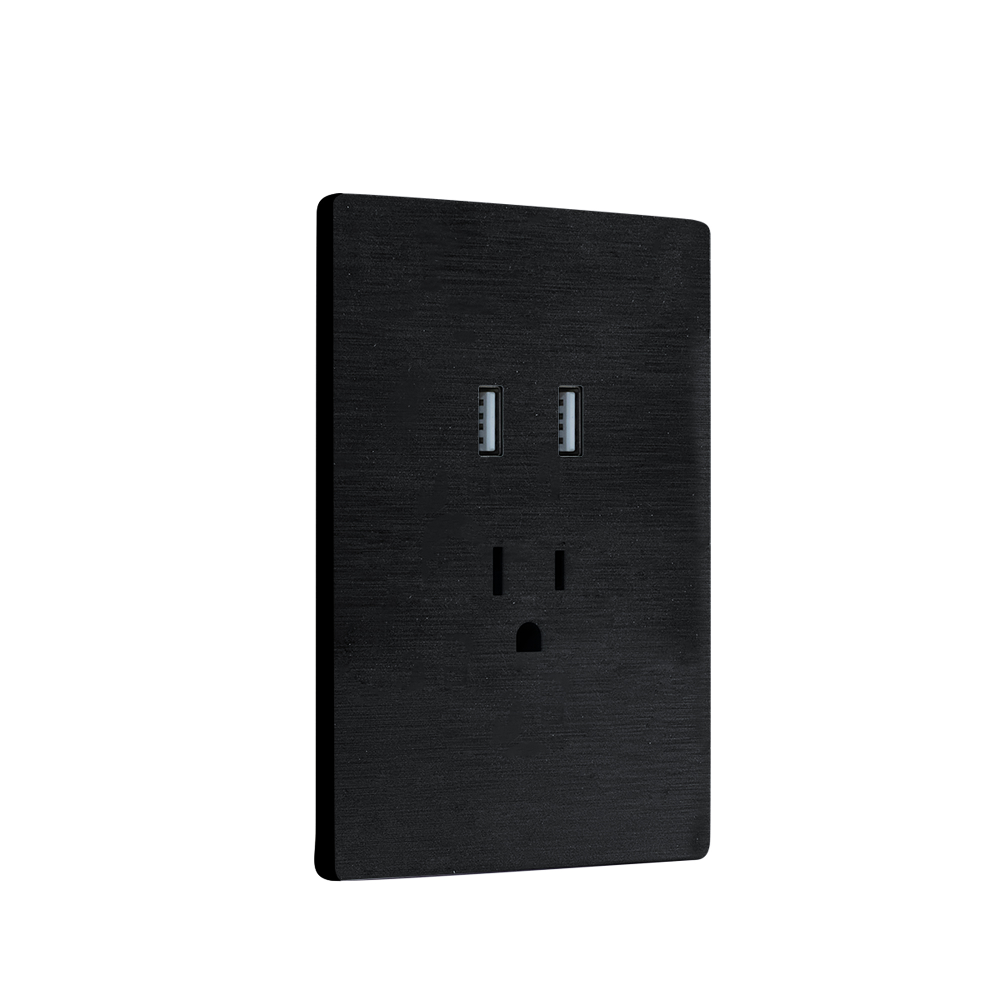 Placa Armada Contacto y 2 Puertos USB Santorini